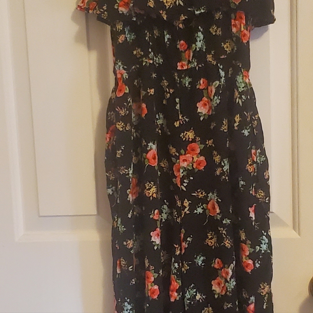 Off the shoulder pant romper